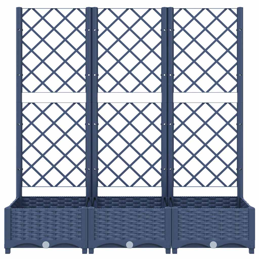 vidaXL Garden Blue Grey 120 x 40 x 121.5 cm 3