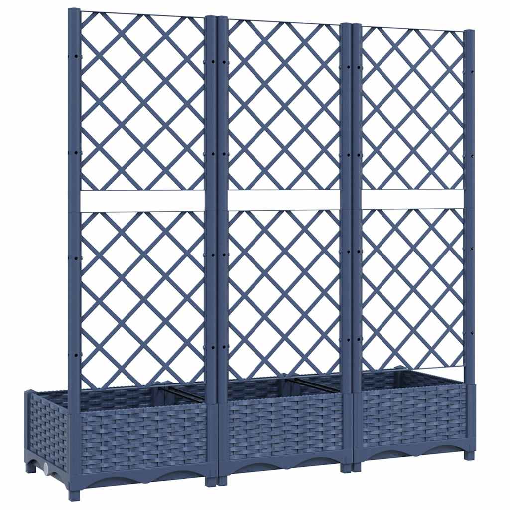 vidaXL Garden Blue Grey 120 x 40 x 121.5 cm 4