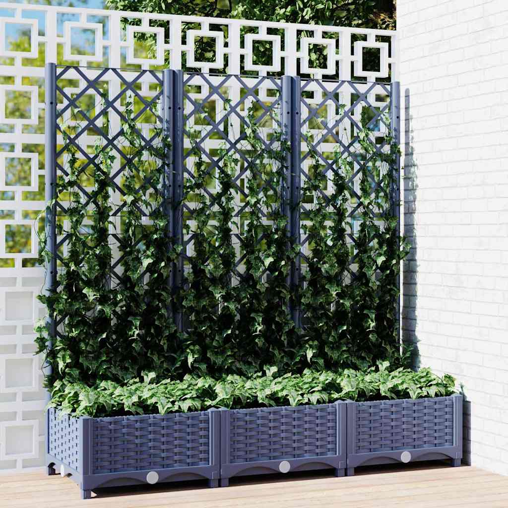 vidaXL Garden Blue Grey 120 x 40 x 121.5 cm 1