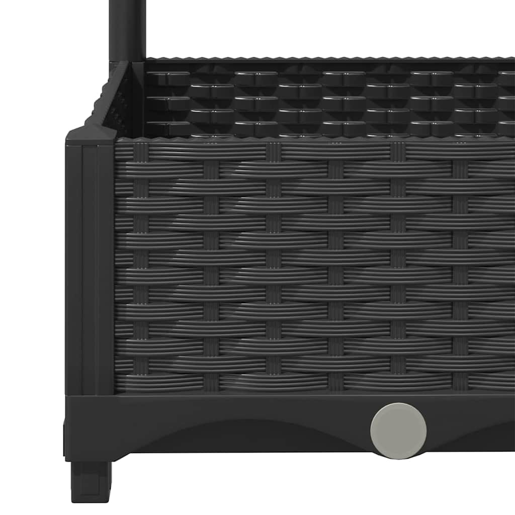 vidaXL Garden Black 80 x 40 x 121.5 cm 6