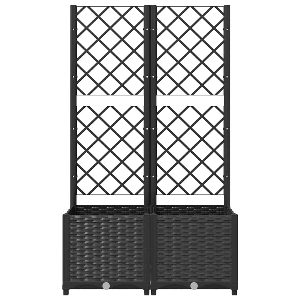 vidaXL Garden Black 80 x 40 x 136 cm 3