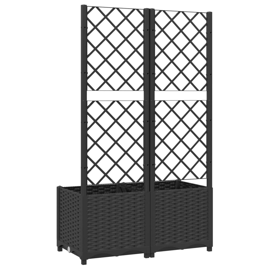vidaXL Garden Black 80 x 40 x 136 cm 4