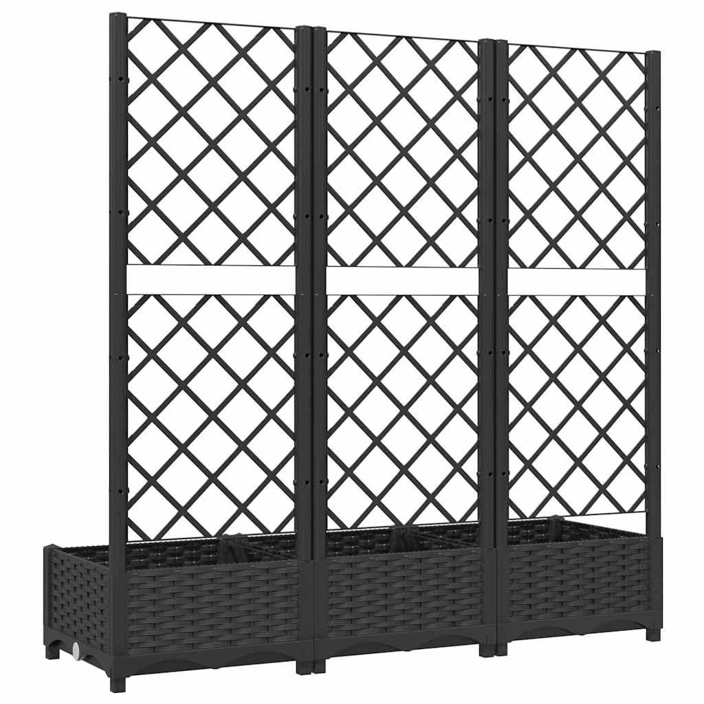 vidaXL Garden Black 120 x 40 x 121.5 cm 4