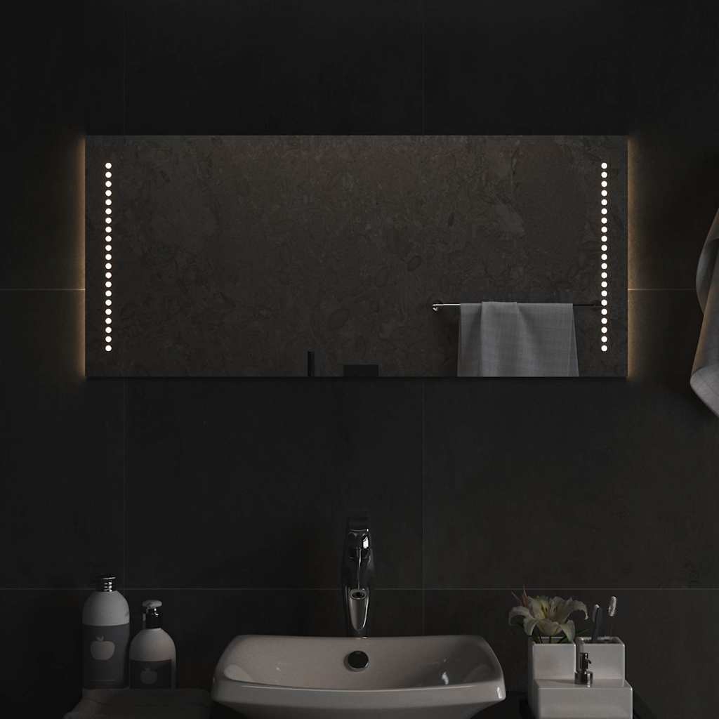 vidaXL LED Bathroom Mirror 90x40 cm 1
