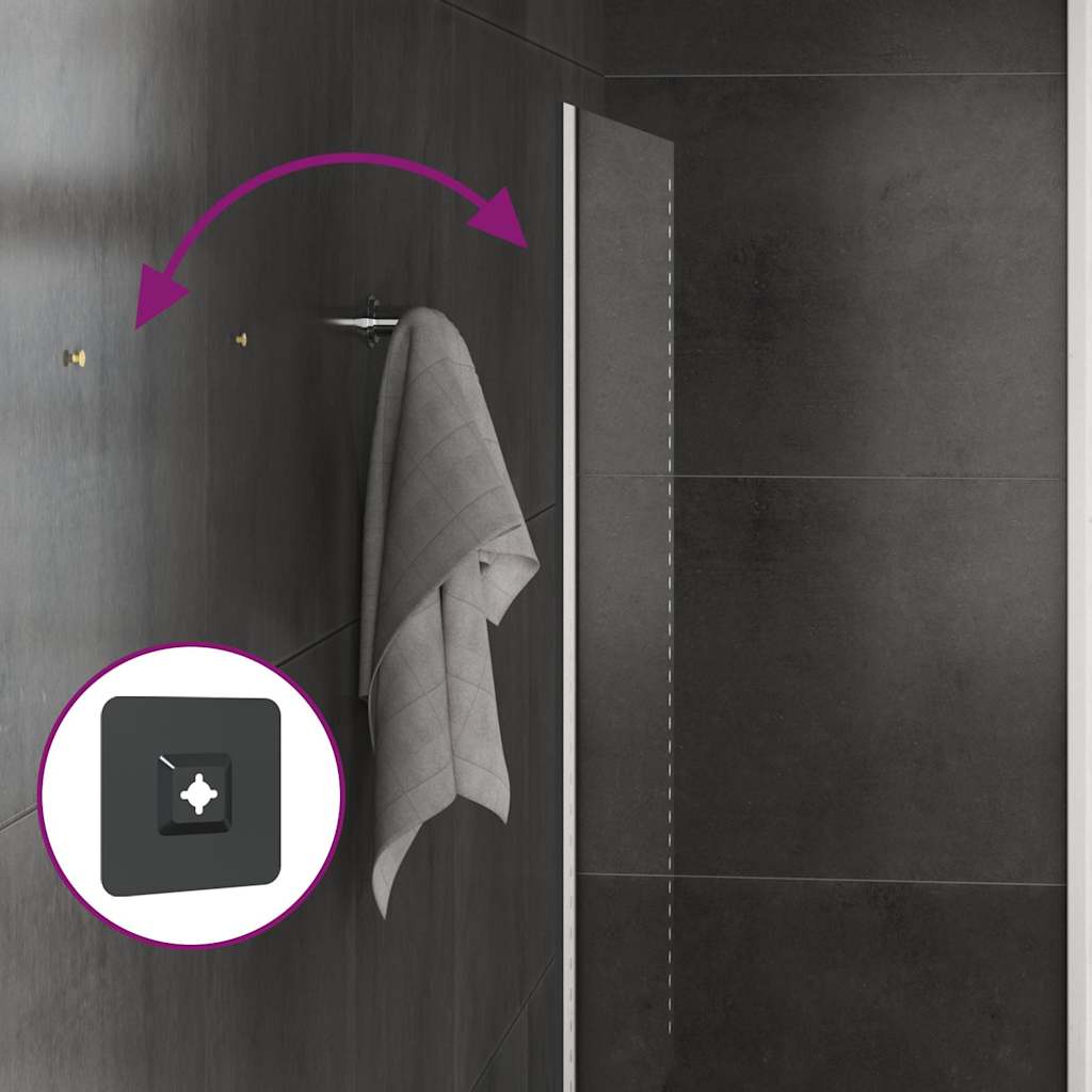 vidaXL LED Bathroom Mirror 100x40 cm 4