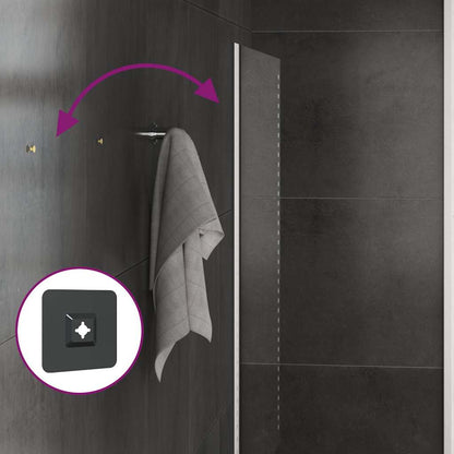 vidaXL LED Bathroom Mirror 100x40 cm 4