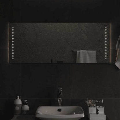 vidaXL LED Bathroom Mirror 100x40 cm 1