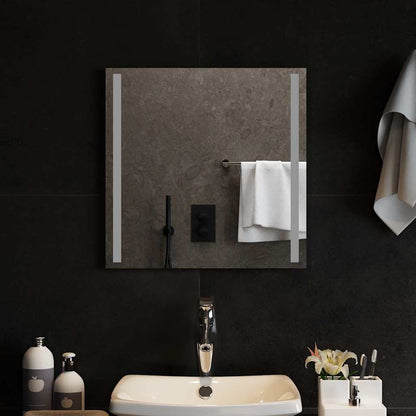 vidaXL LED Bathroom Mirror 50x50 cm 3