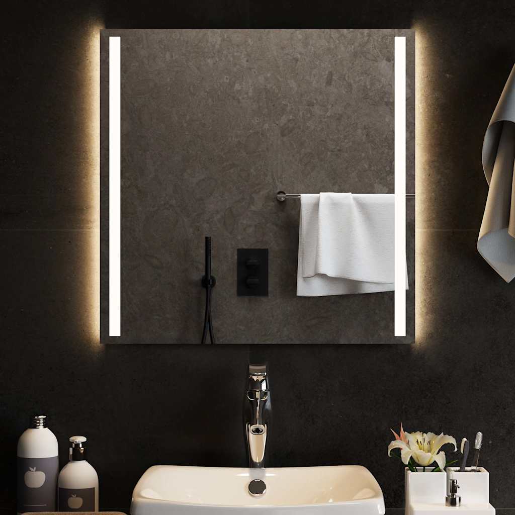 vidaXL LED Bathroom Mirror 60x60 cm 1