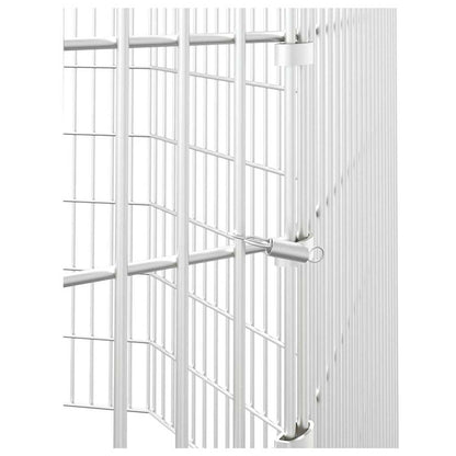 vidaXL Free Range Animal Enclosure 8-Panel 54x80 cm Galvanised Iron 6