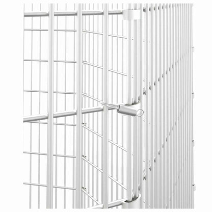 vidaXL Free Range Animal Enclosure 8-Panel 54x100 cm Galvanised Iron 6