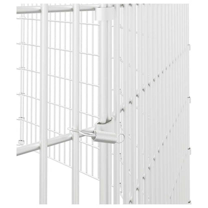 vidaXL Free Range Animal Enclosure 10-Panel 54x100 cm Galvanised Iron 6