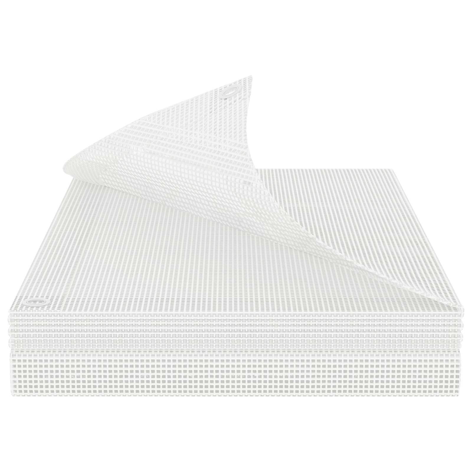 vidaXL Leno Tarpaulin 140 g/m² 8x10 m White 3