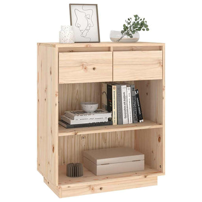 vidaXL Console Cabinet | Natural wood | Solid pine wood | Medium 4