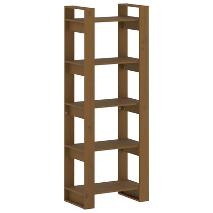 vidaXL Book Cabinet | Honey Brown | Solid Pine Wood | Medium | Book Cabinet 2