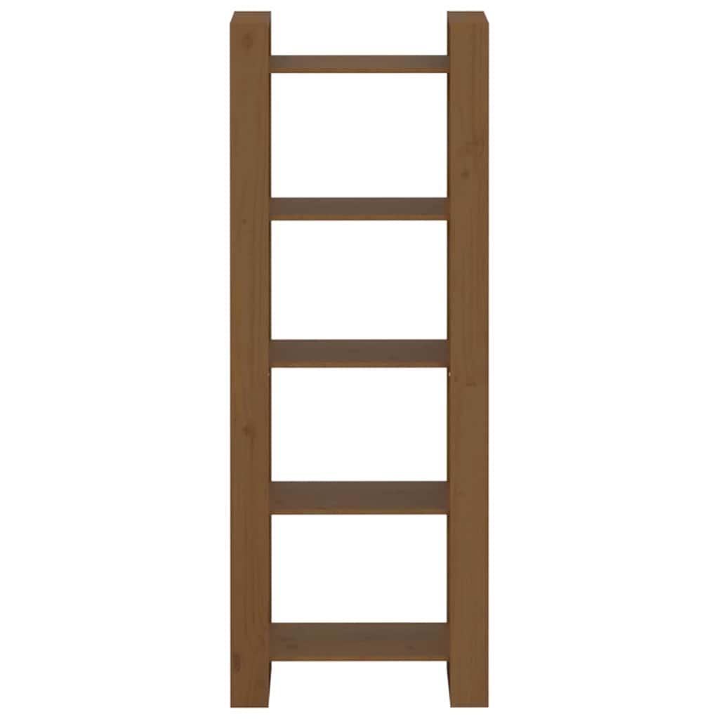 vidaXL Book Cabinet | Honey Brown | Solid Pine Wood | Medium | Book Cabinet 3