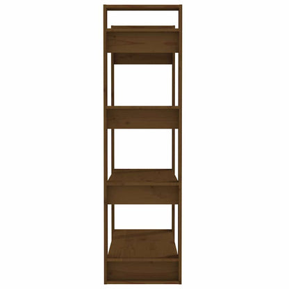 vidaXL Book Cabinet | Honey Brown | Solid Pine Wood | Medium | Book Cabinet 6