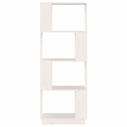 vidaXL Book Cabinet | White | Solid pine wood | 51x25x132 cm | Book Cabinet 5