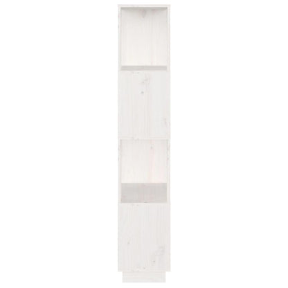 vidaXL Book Cabinet | White | Solid pine wood | 51x25x132 cm | Book Cabinet 6