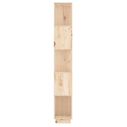 vidaXL Book Cabinet | Natural Pine | Solid Pine Wood | Book Cabinet 6