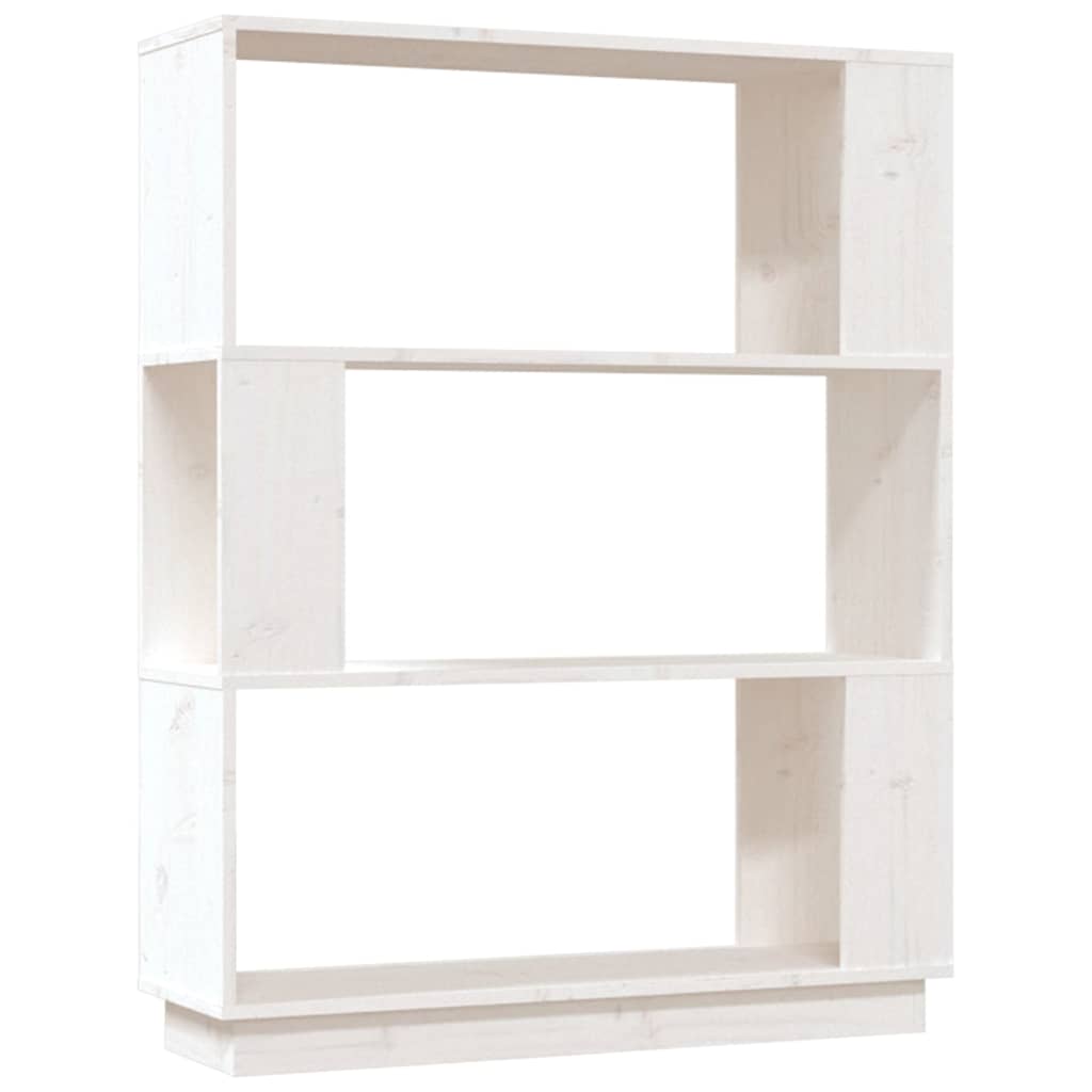 vidaXL Book Cabinet | White | Solid pine wood | Medium | Book Cabinet 2