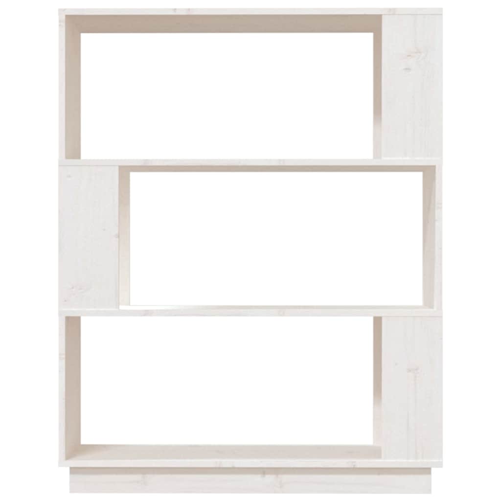 vidaXL Book Cabinet | White | Solid pine wood | Medium | Book Cabinet 5