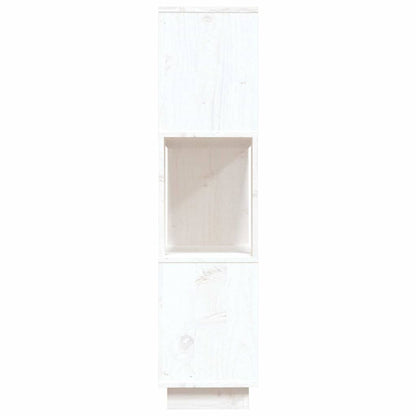 vidaXL Book Cabinet | White | Solid pine wood | Medium | Book Cabinet 6