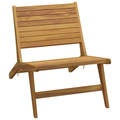 vidaXL Folding Chair Solid Wood Teak 2
