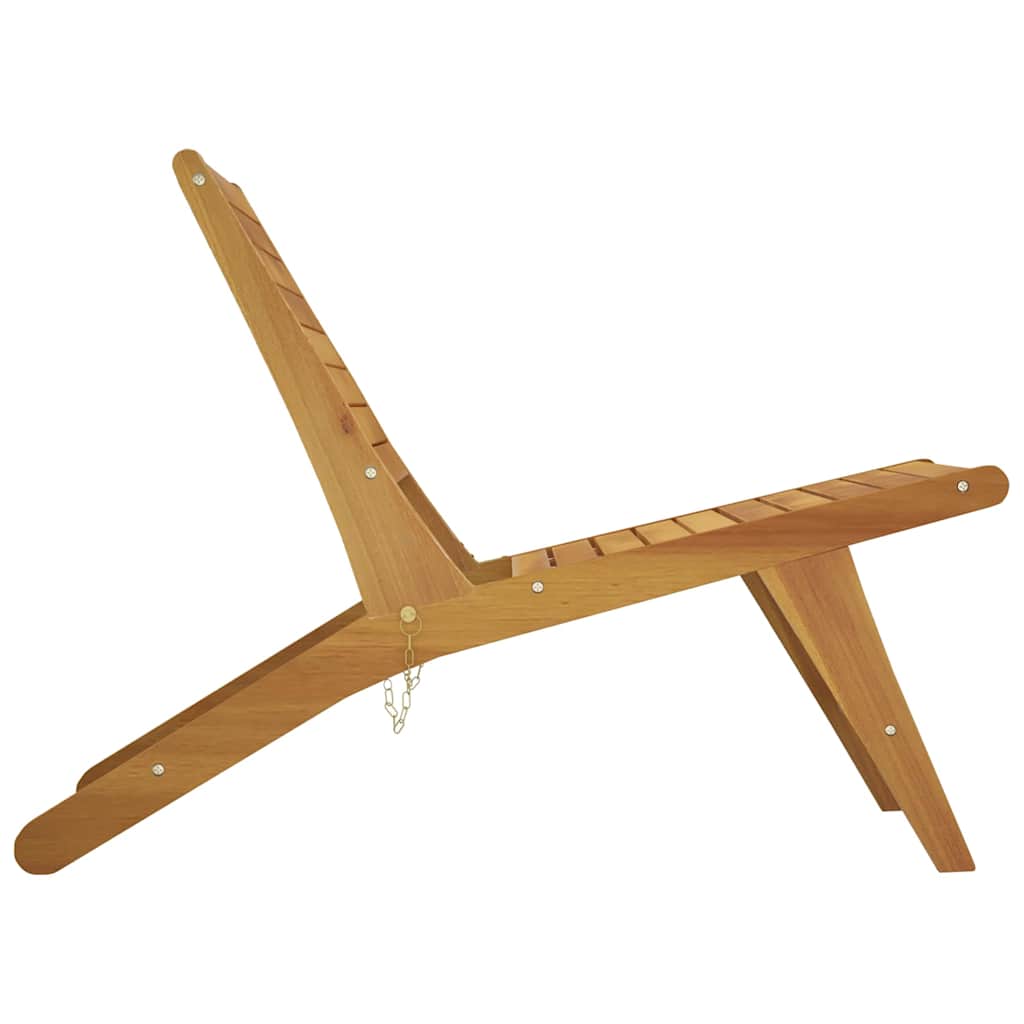 vidaXL Folding Chair Solid Wood Teak 5