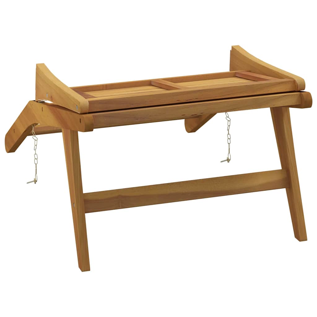 vidaXL Folding Chair Solid Wood Teak 4