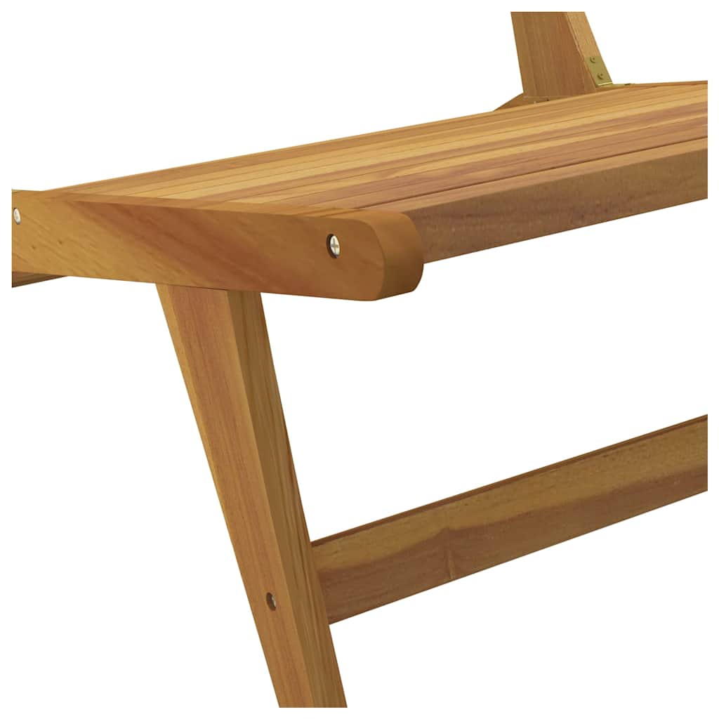 vidaXL Folding Chair Solid Wood Teak 6