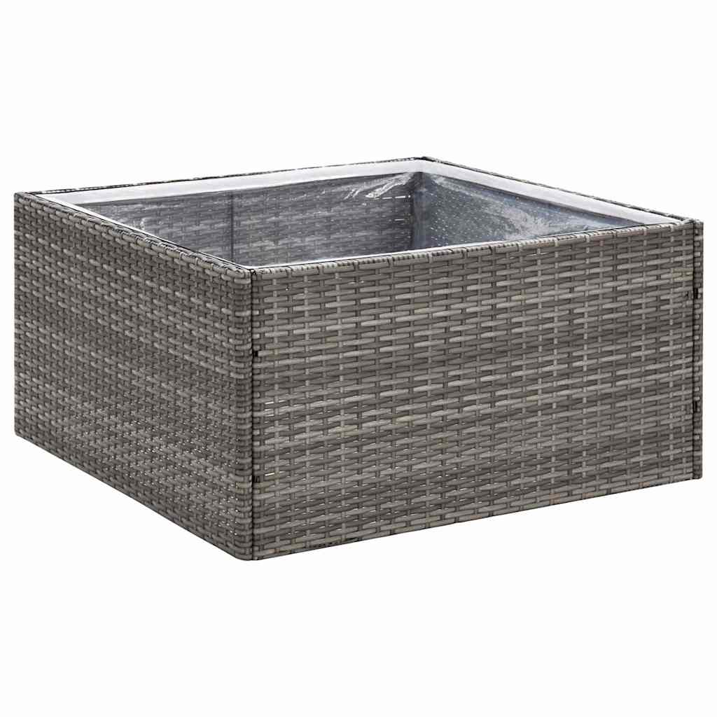 vidaXL Garden Planter | Grey and transparent 2