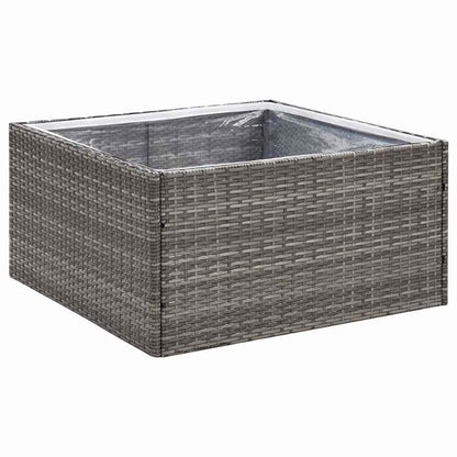 vidaXL Garden Planter | Grey and transparent 2