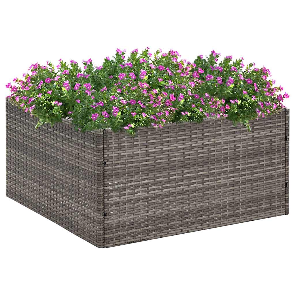 vidaXL Garden Planter | Grey and transparent 1