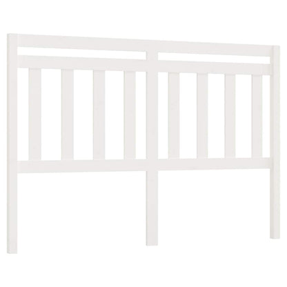 814100 vidaXL Bed Headboard White 156x4x100 cm Solid Wood Pine 2
