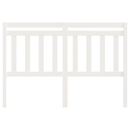 814100 vidaXL Bed Headboard White 156x4x100 cm Solid Wood Pine 3