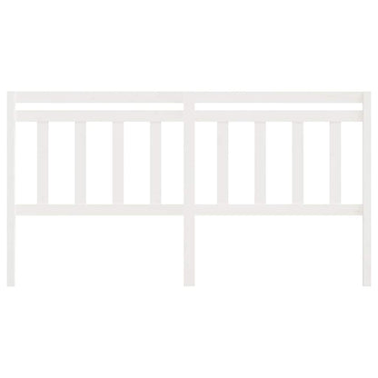 814110 vidaXL Bed Headboard White 186x4x100 cm Solid Wood Pine 3