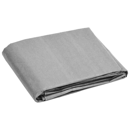 vidaXL Tarpaulin 180 g/m² 8x10 m Grey HDPE 3