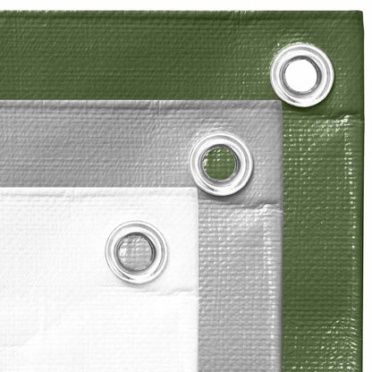 vidaXL Tarpaulin 180 g/m² 6x12 m Green HDPE 5