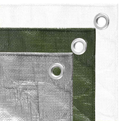 vidaXL Tarpaulin 180 g/m² 8x10 m Green HDPE 5