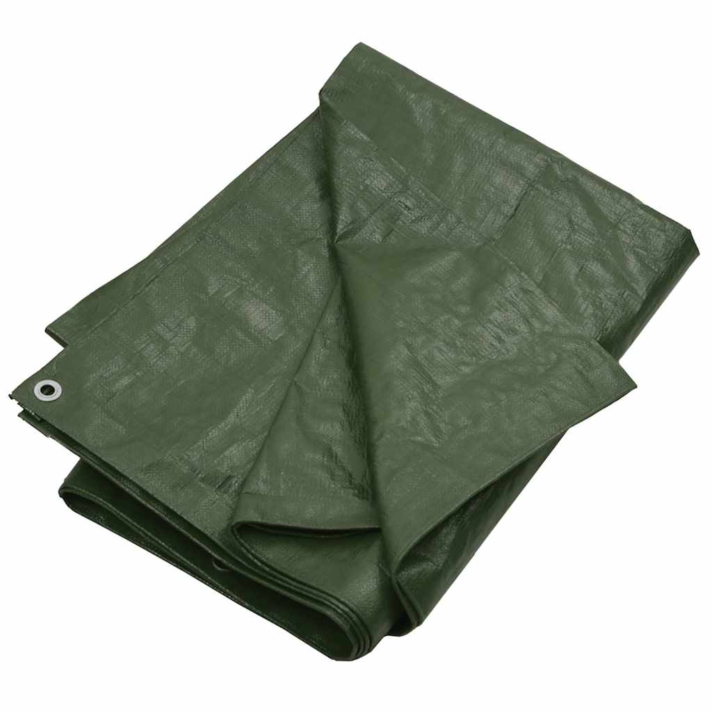 vidaXL Tarpaulin 180 g/m² 8x12 m Green HDPE 2
