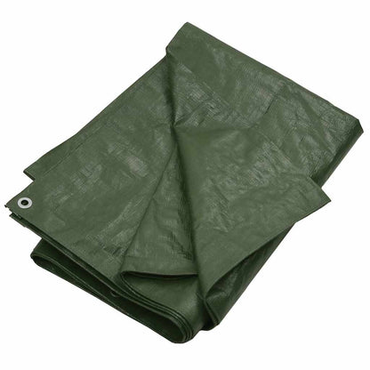 vidaXL Tarpaulin 180 g/m² 8x12 m Green HDPE 2
