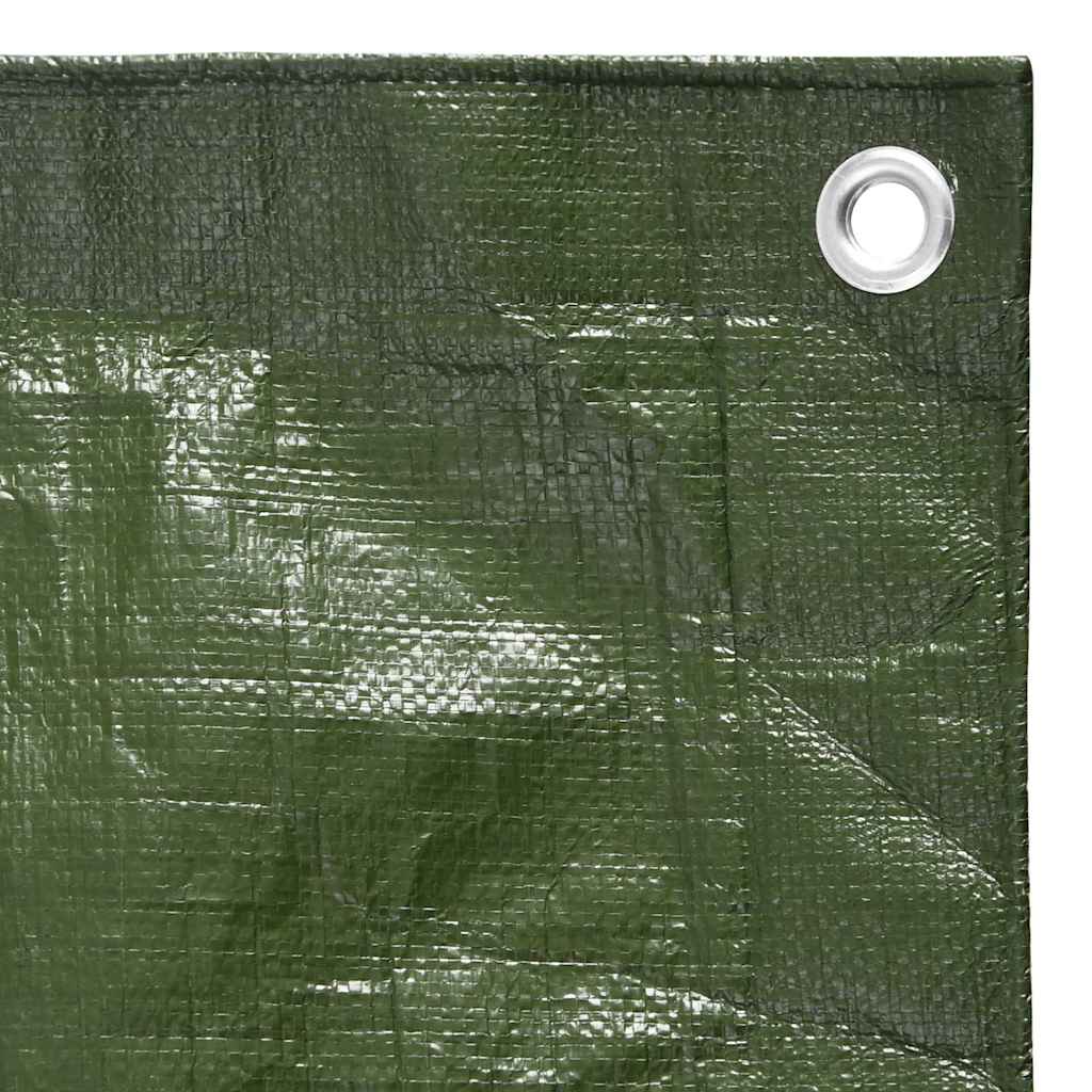 vidaXL Tarpaulin 180 g/m² 8x12 m Green HDPE 4