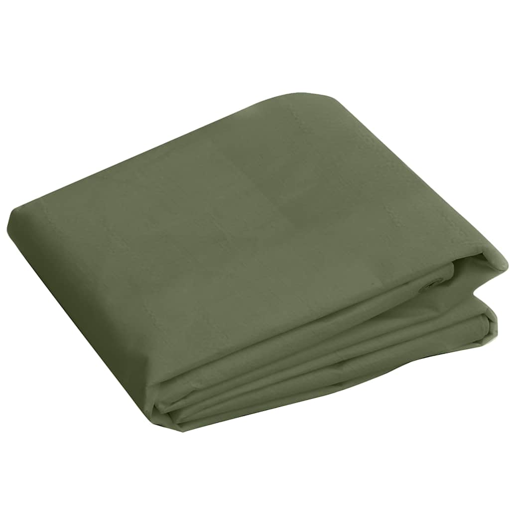 vidaXL Tarpaulin 260 g/m² 6x8 m Green HDPE 3