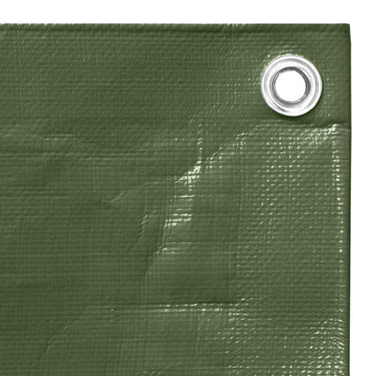 vidaXL Tarpaulin 260 g/m² 6x8 m Green HDPE 4