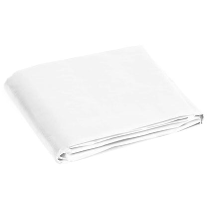vidaXL Tarpaulin 180 g/m² 6x10 m White HDPE 3