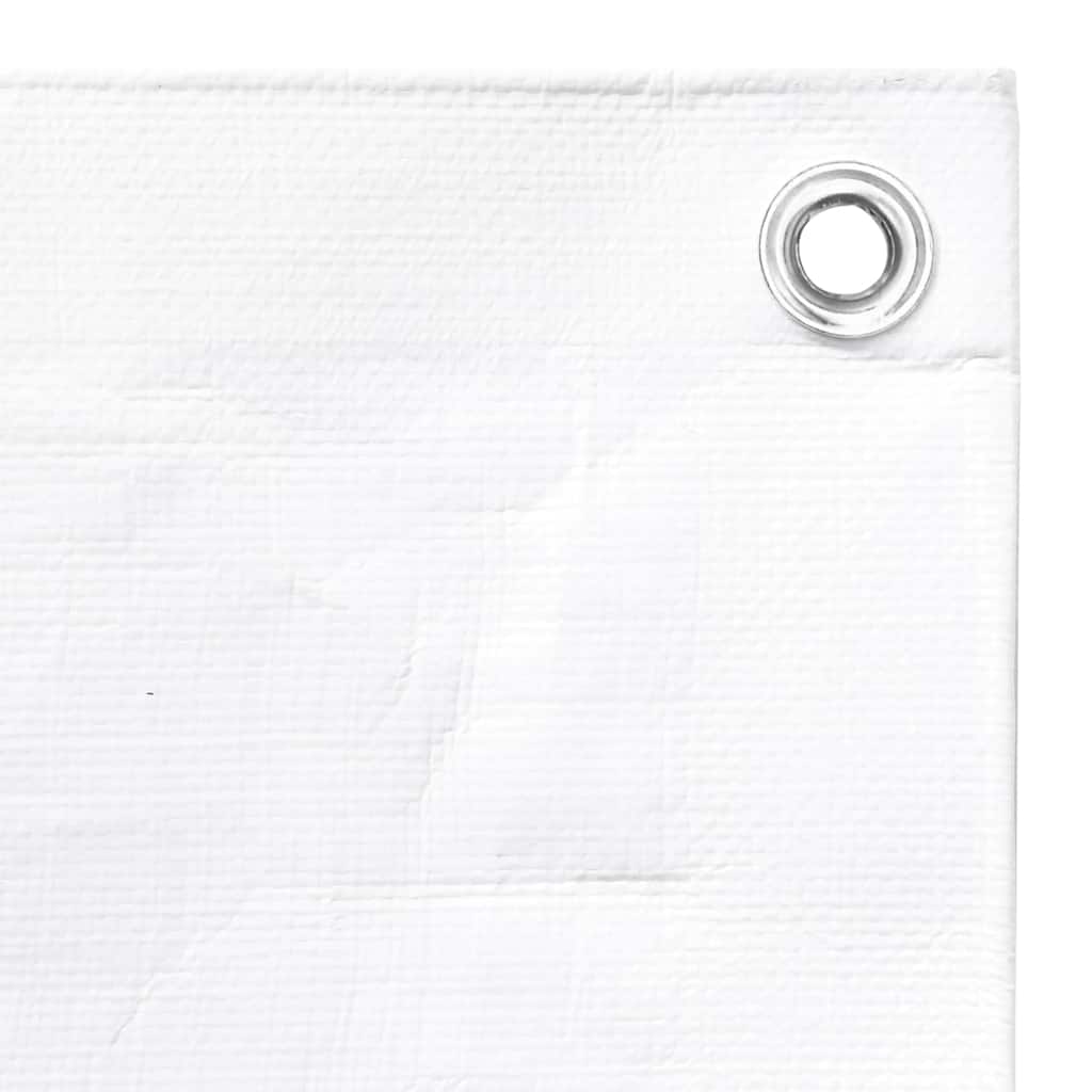 vidaXL Tarpaulin 260 g/m² 6x6 m White HDPE 4