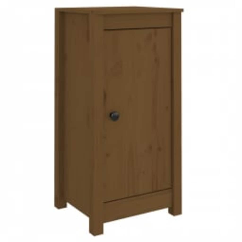 vidaXL Sideboard Honey Brown 39x35x80 cm Solid Wood Pine 2
