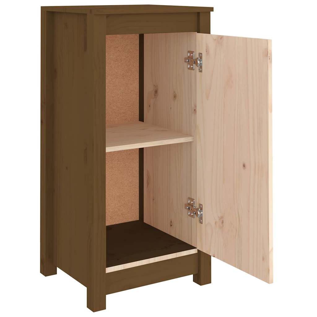 vidaXL Sideboard Honey Brown 39x35x80 cm Solid Wood Pine 4