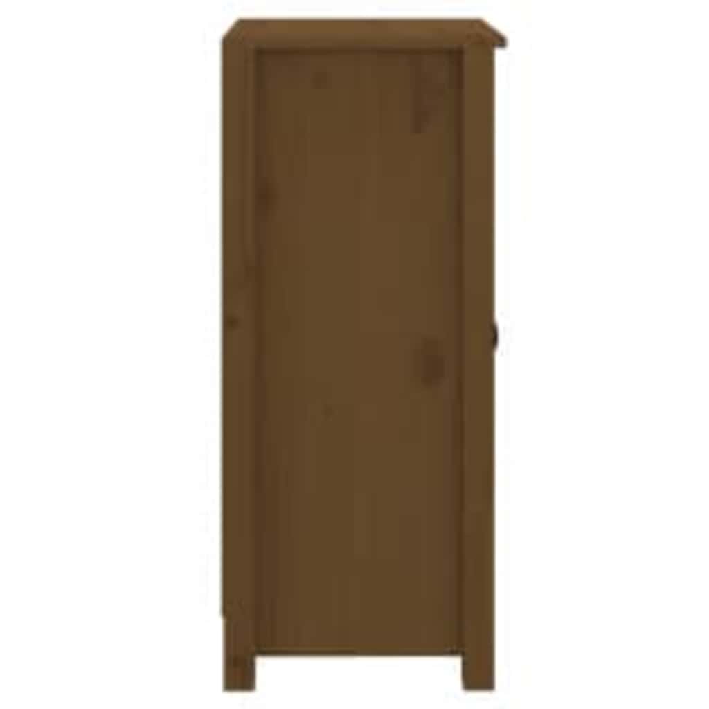 vidaXL Sideboard Honey Brown 39x35x80 cm Solid Wood Pine 6